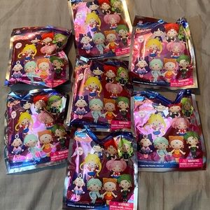 Sailor Moon 7x Blind Bags Series 6 Figural Bag Clips